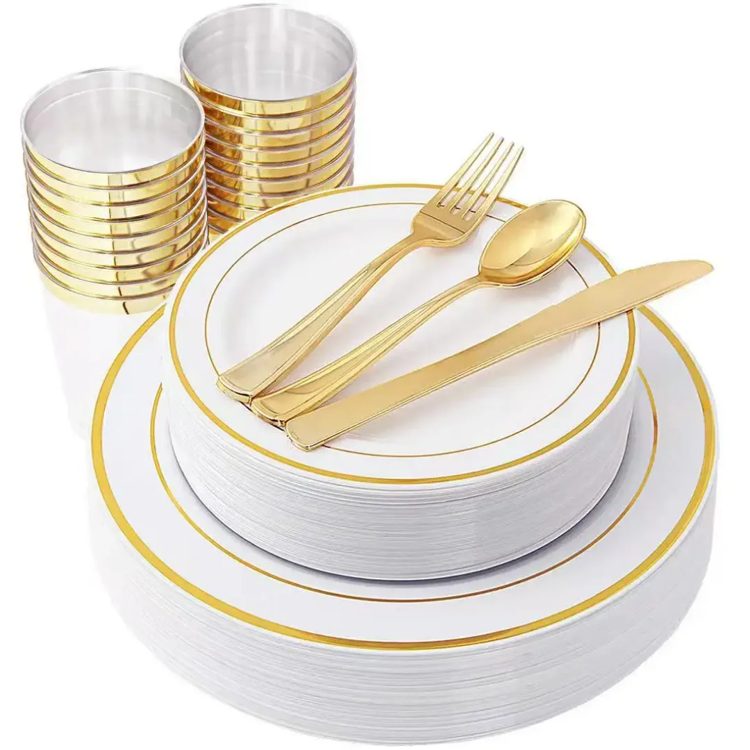 Service de table jetable de luxe