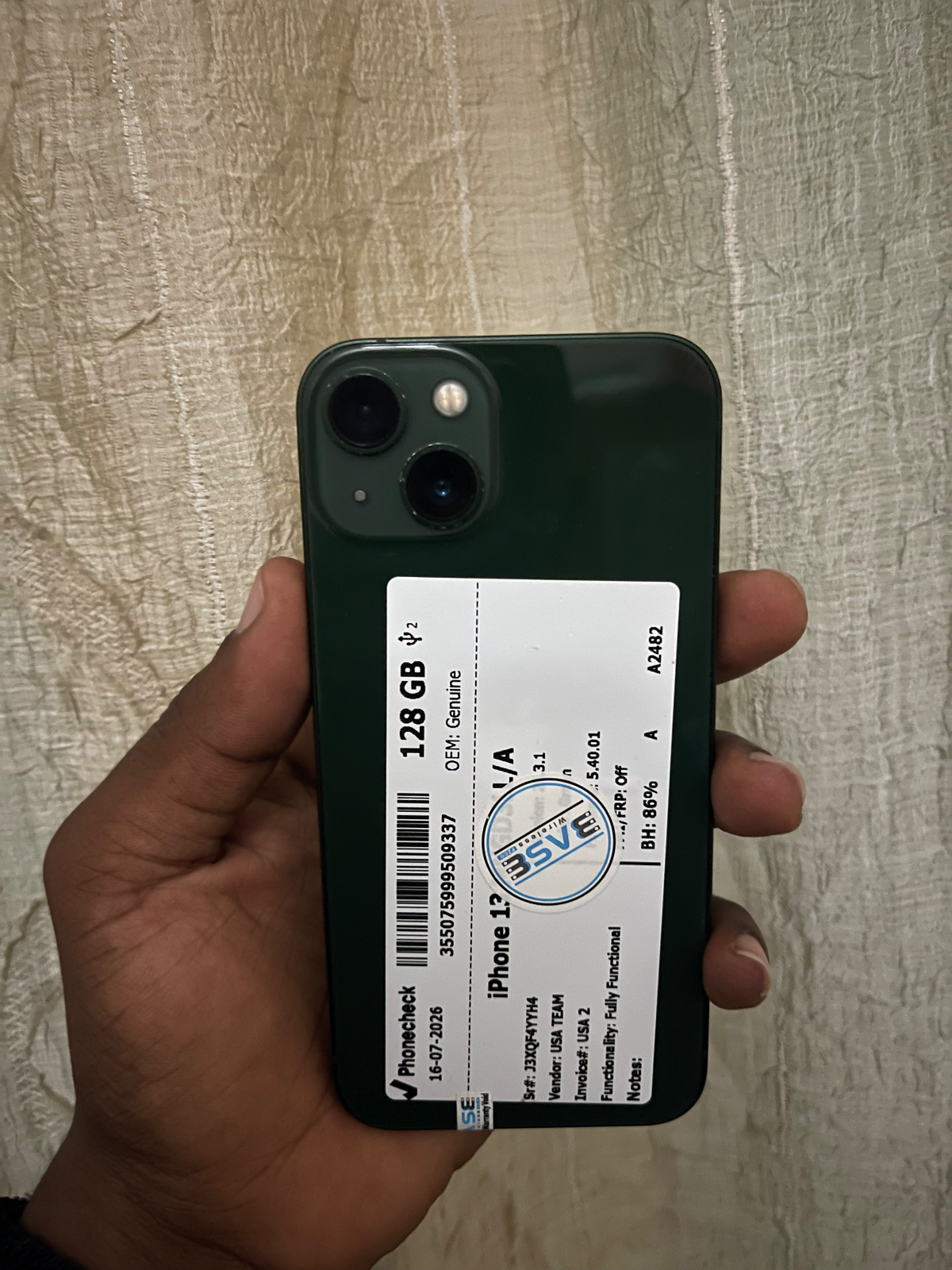 iPhone 13 128GB authentique USA